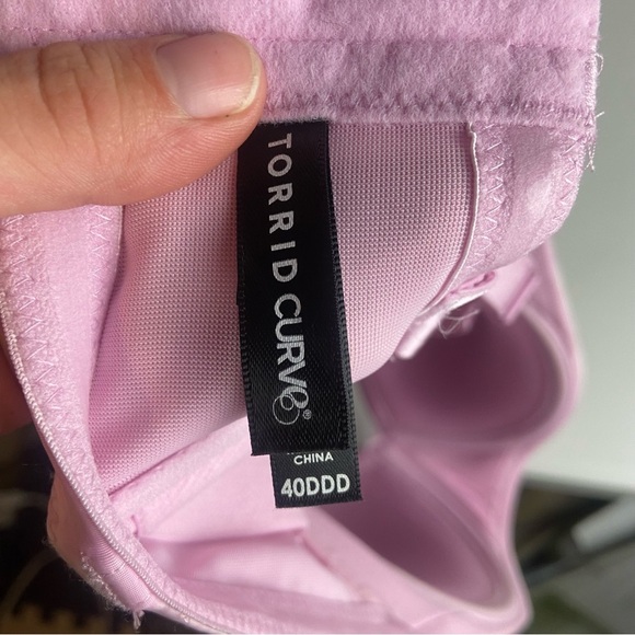 Torrid Curve Bra Size 40DDD Tie Dye Push-up Underwire Pink Multi-way - Picture 5 of 7